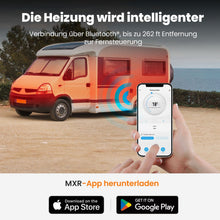 Laden Sie das Bild in den Galerie-Viewer, Heizlüfter 1-5KW luftheizung diesel mit mobiler Steuerung für Wohnmobile, für Wohnwagen, für Reiseanhänger