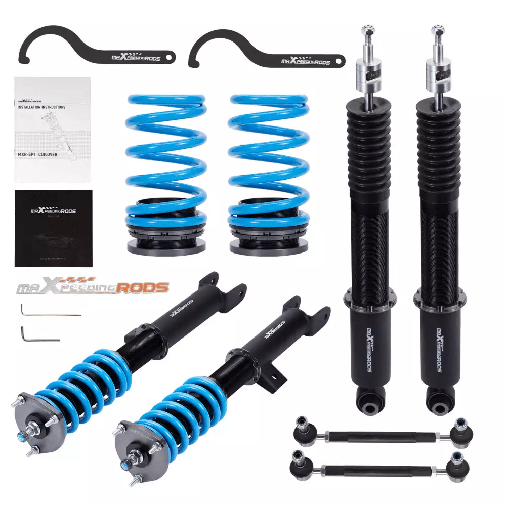 RC Stoßdämpfer-Set – Metallöldruck Einstellbar Für 1/8 RC Autos – 2 Vorne & 2 Hinten – Langlebig & Kompatibel