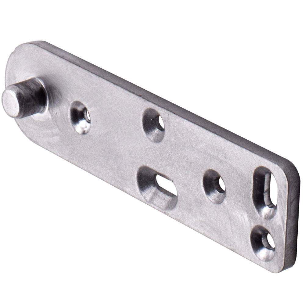 QUARKZMAN Edelstahl Scharniere 4-tlg. | 360° Drehbare Versteckte Scharniere | 60x11 Mm Für Schränke & Türen