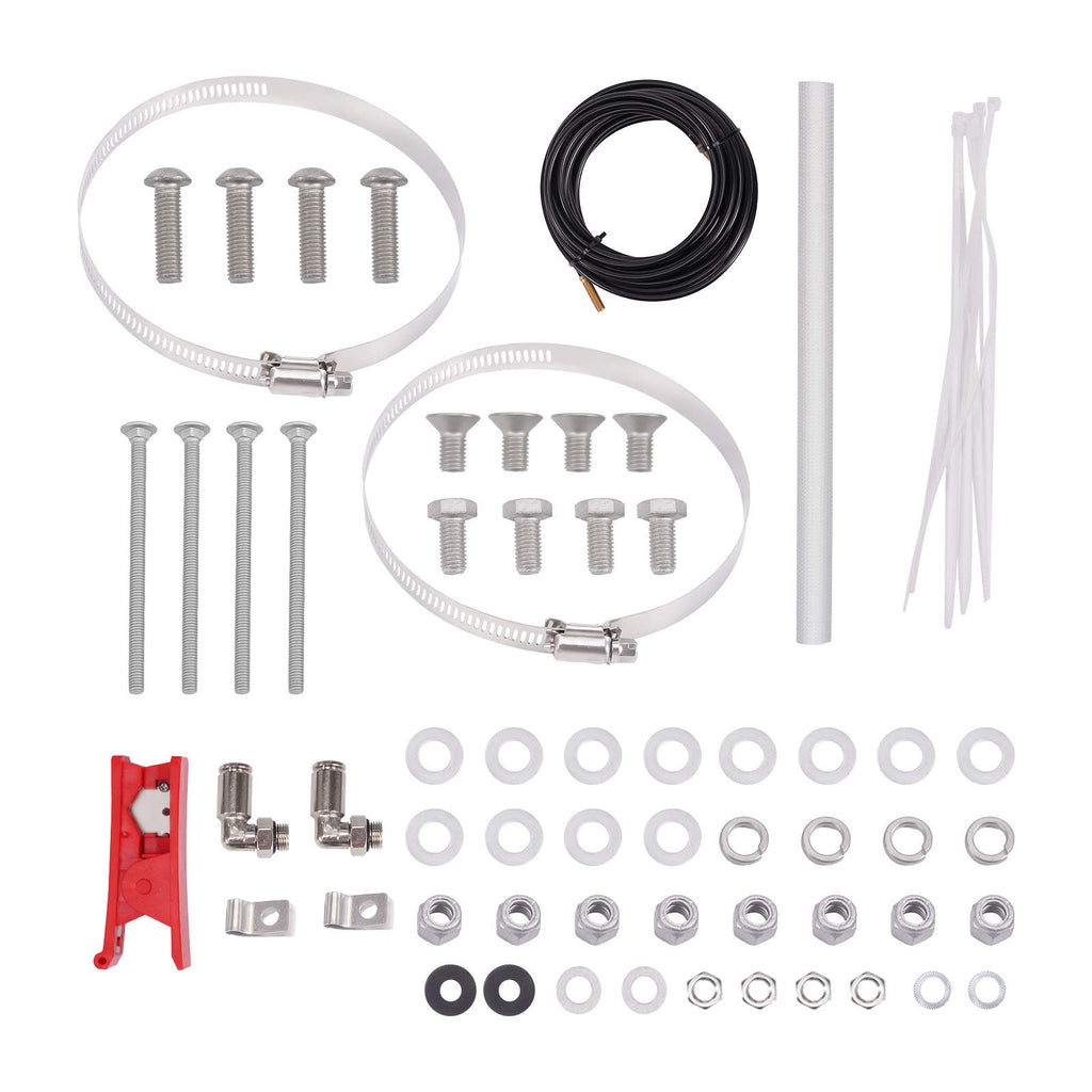 2x Luftfederung Hinten + Halterungen Kit kompatibel für Ford Transit 150 250 350 2015-2024