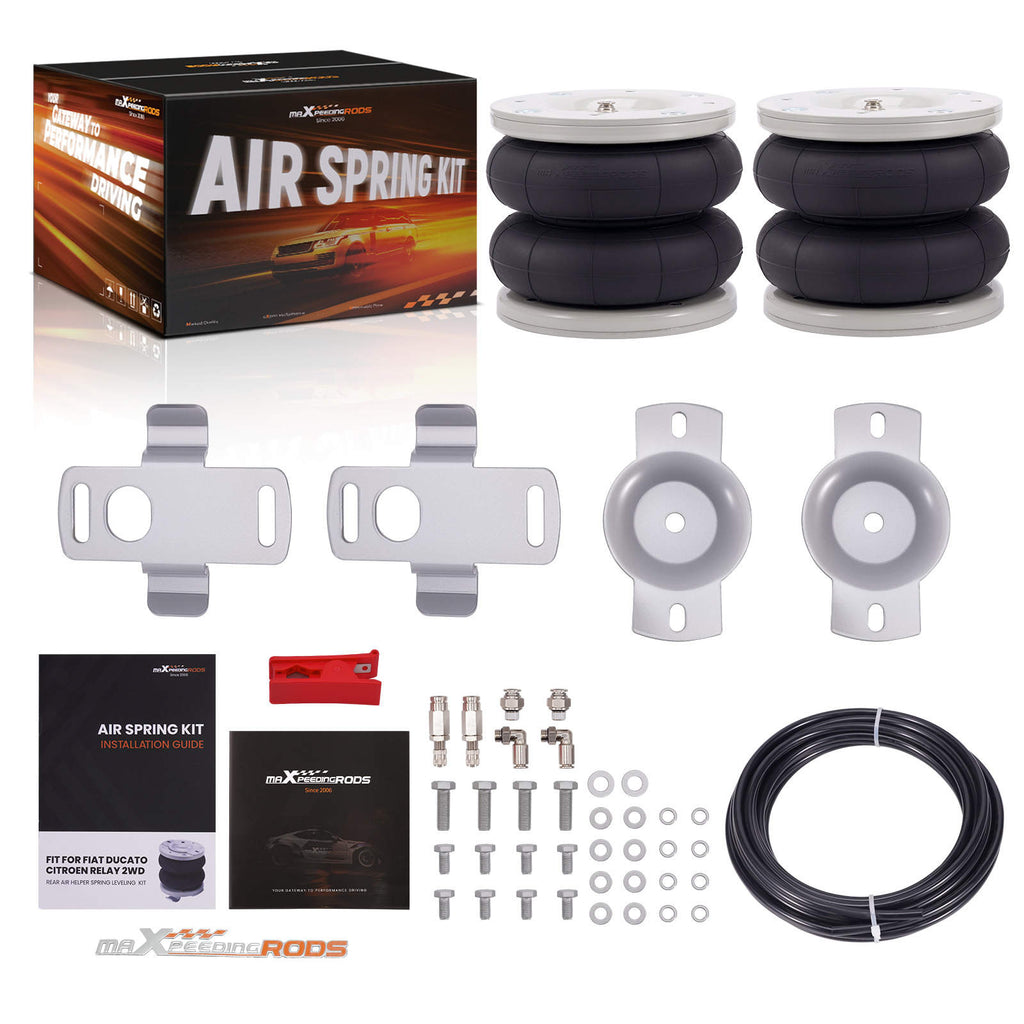 Paar Luftfederung Hinten Kit kompatibel für Fiat Ducato kompatibel für Citroën Jumper 1994-2024 4000KG
