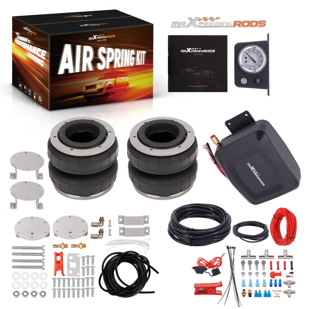 Federbalg Hinten + Kompressor Kontroller Kitfor kompatibel für Toyota Hilux 4WD 2005-2015