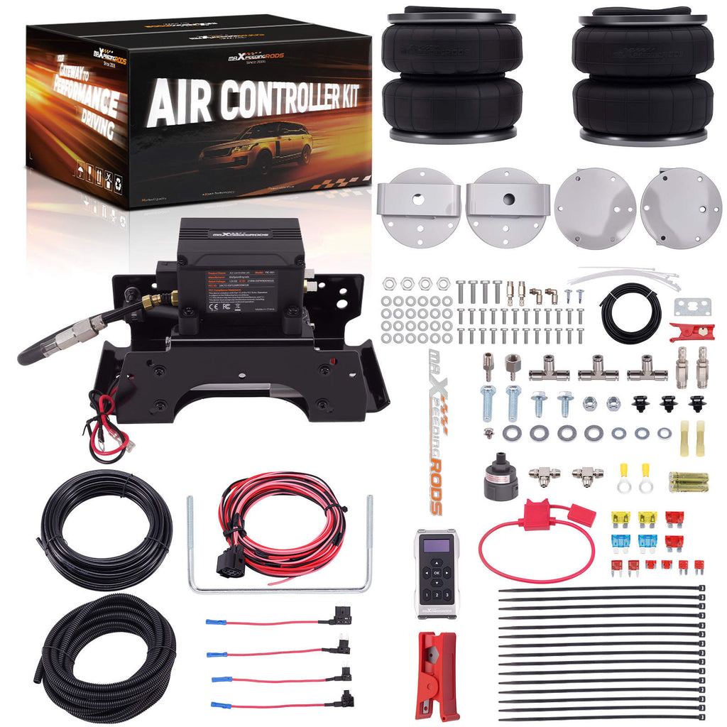 Luftfeder mit Wireless Kompressor Dual Remote Kit kompatibel für Toyota Hilux 4WD 2015-