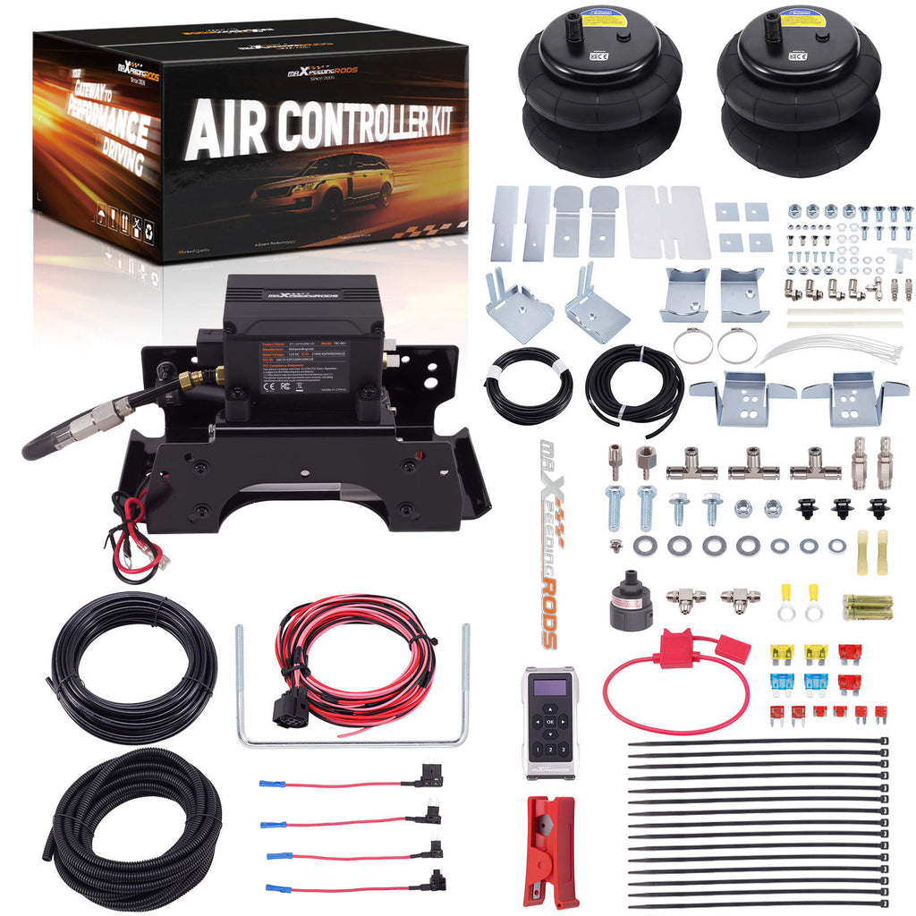 Luftfeder + Wireless Kompressor Dual Remote Kit kompatibel für Mercedes Sprinter 3,5-t 906