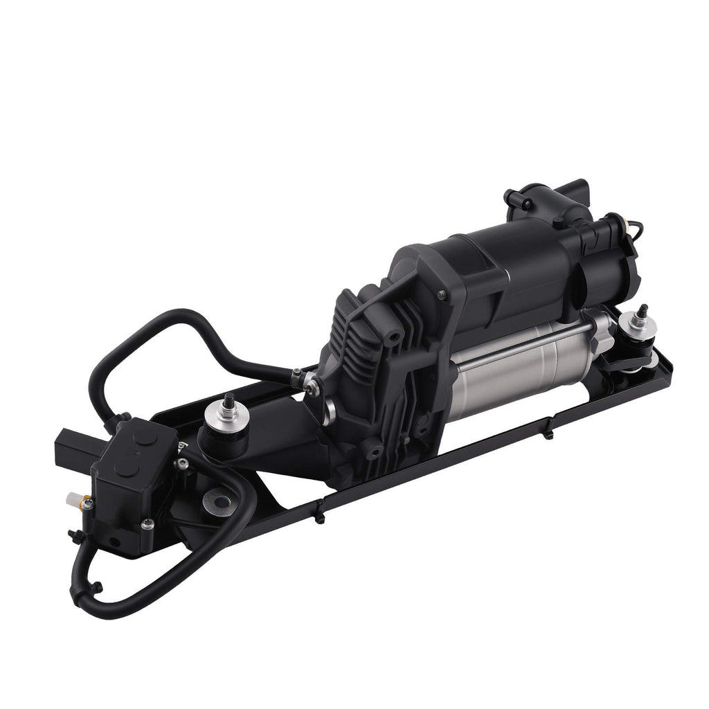 Luftfederung Kompressor mit Halterung + Ventilblock kompatibel für BMW 5er E61 37106789937