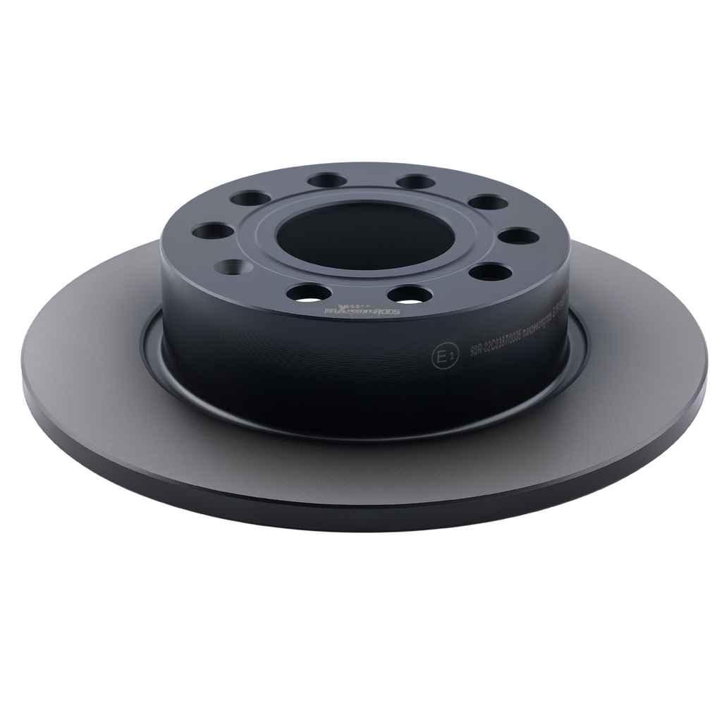 2xBremsscheiben Hinten kompatibel für Audi A3 kompatibel für Seat Altea Leon Toledo kompatibel für Skoda II kompatibel für VW Caddy kompatibel für Golf