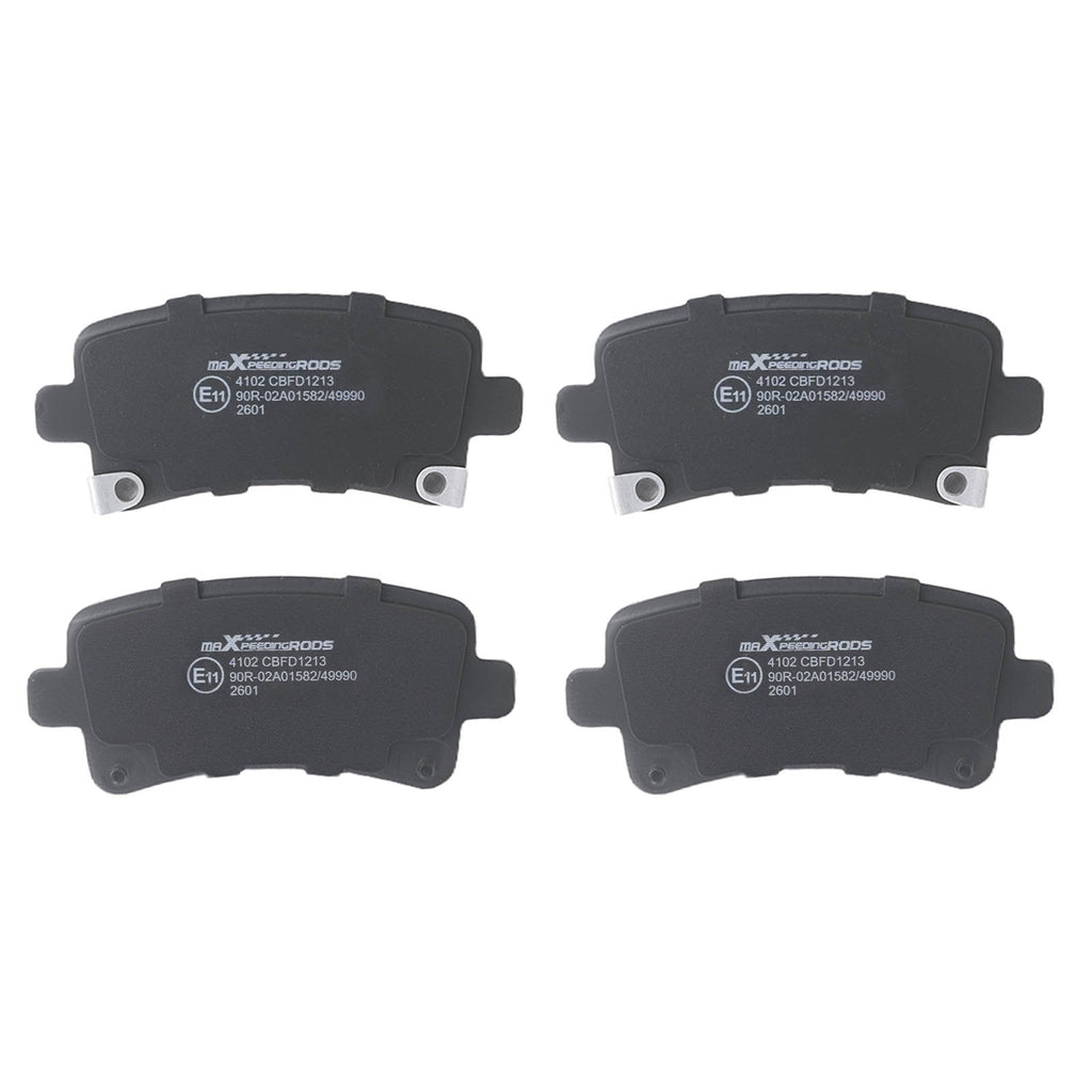 Bremsscheiben + Bremsbeläge Hinten kompatibel für Opel Insignia A kompatibel für Saab 9-5 YS3G 1.6 2.0 2.8