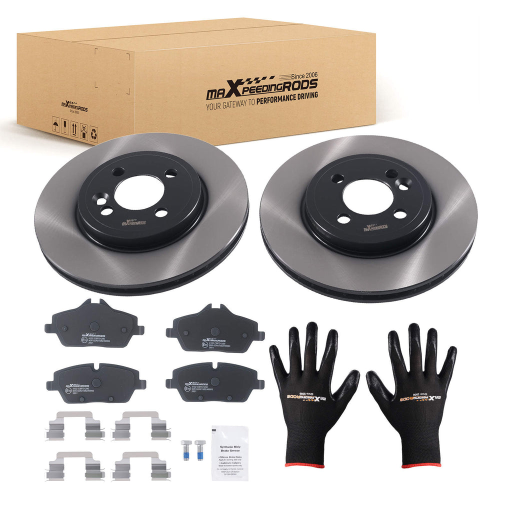 Bremsscheiben Bremsbeläge Vorne kompatibel für MINI R59 Roadster Cooper Cooper SD R56 R57