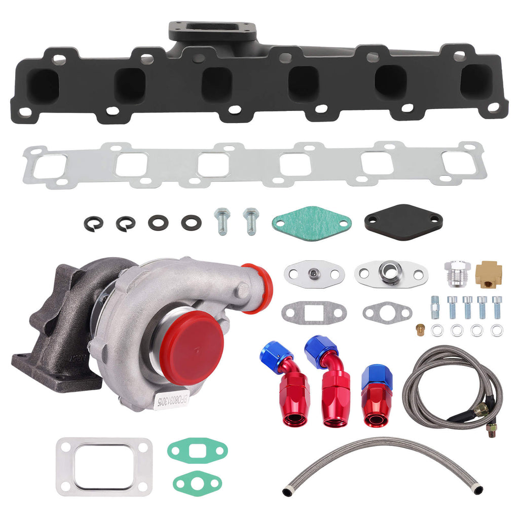 Turbolader-Ölleitung und Verteilerrohr-Kit kompatibel für Nissan Patrol Safari Y60 TD42