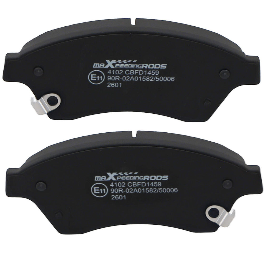 4x Bremsbeläge Vorne kompatibel für Chevrolet Cruze 1.4-2.0 kompatibel für Opel Astra J 1.2-2.0 Zafira 1.6