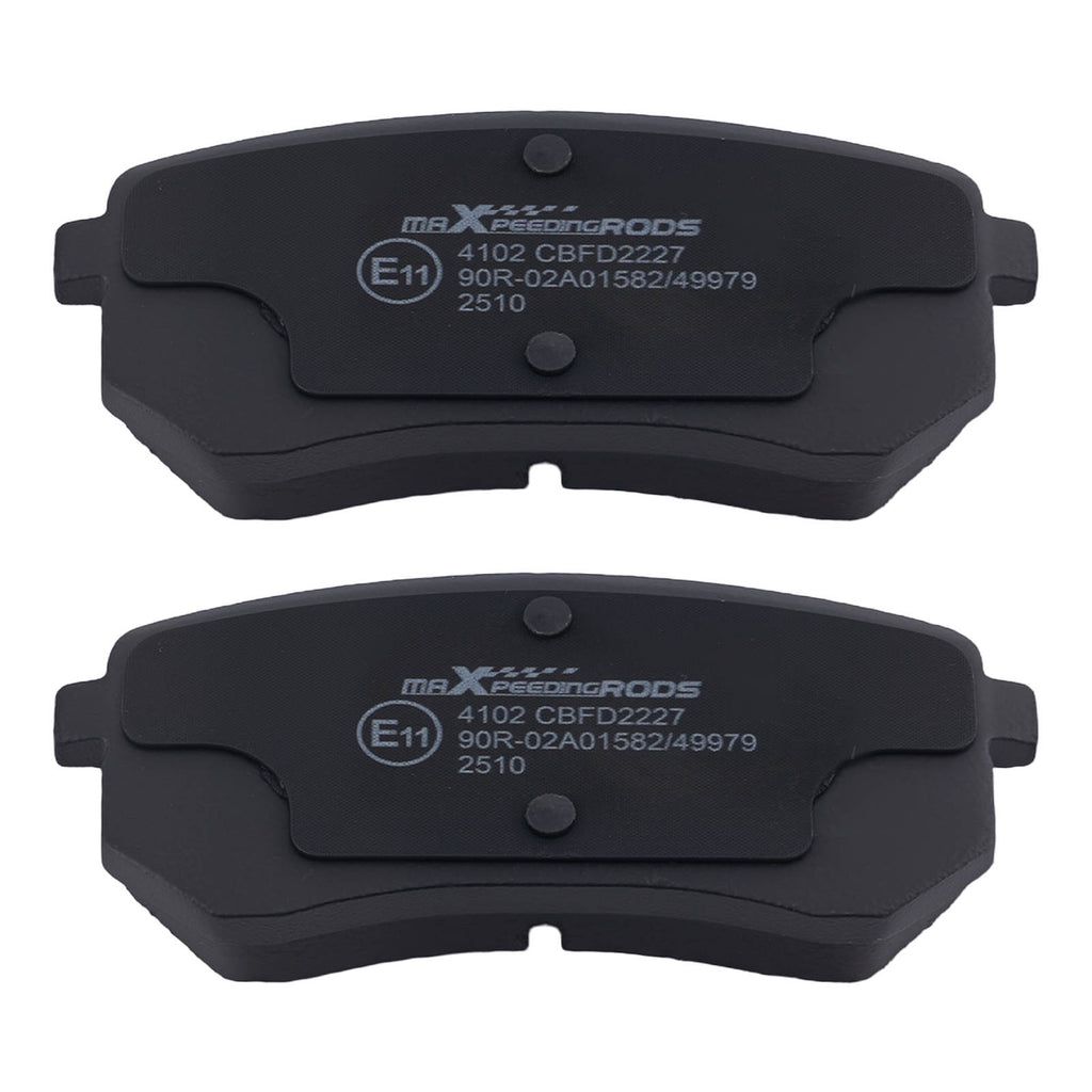Bremsbeläge Bremsbelagsatz Hinten kompatibel für Hyundai i10 2008-2013 583020XA00