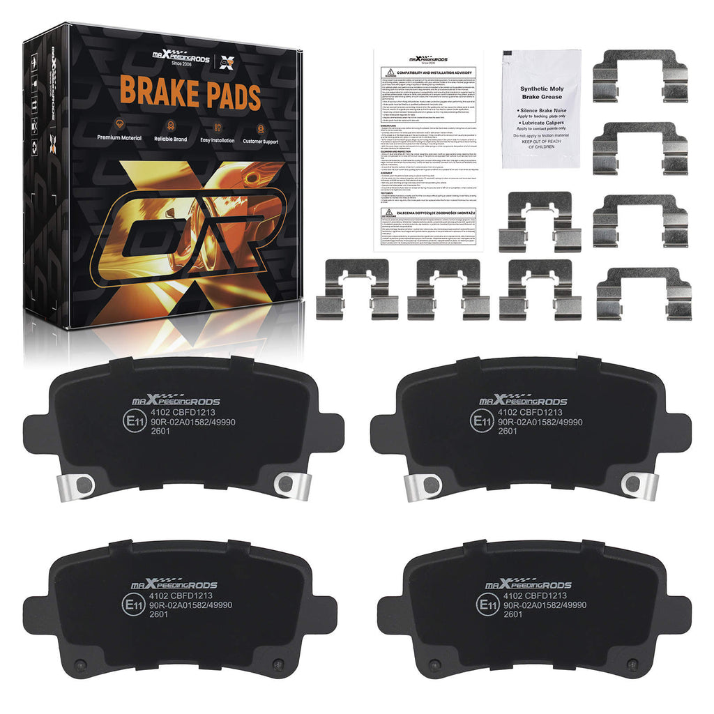 Bremsbeläge Hinten kompatibel für Opel Insignia A Stufenheck G09 kompatibel für Chevrolet Malibu Saab 9-5