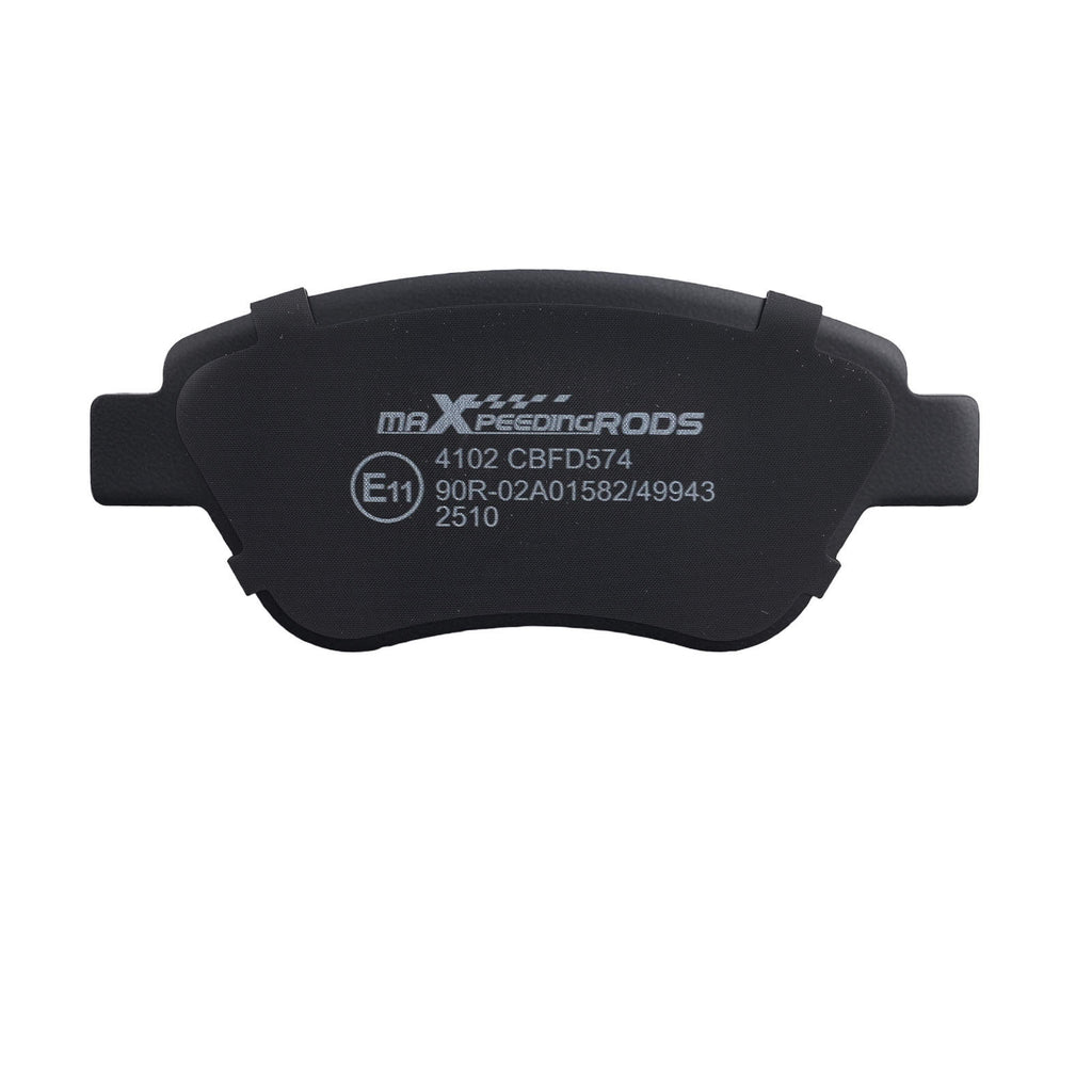 Bremsbeläge Vorne kompatibel für Fiat 500 500C Fiorino Qubo Punto kompatibel für Alfa Romeo MiTo 77365465