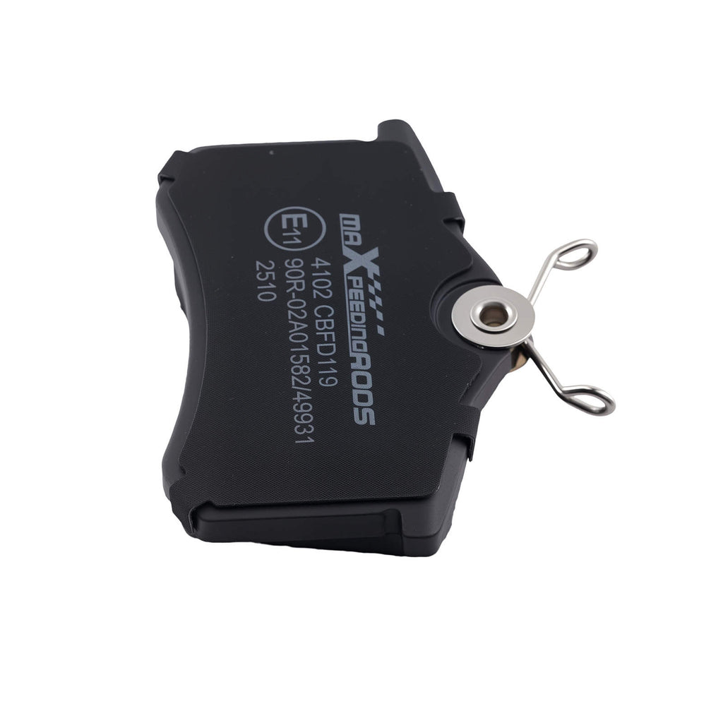 Bremsbelag Hinten kompatibel für Audi A3 A4 kompatibel für VW Golf IV/V Polo 1996-2013 87,12mm