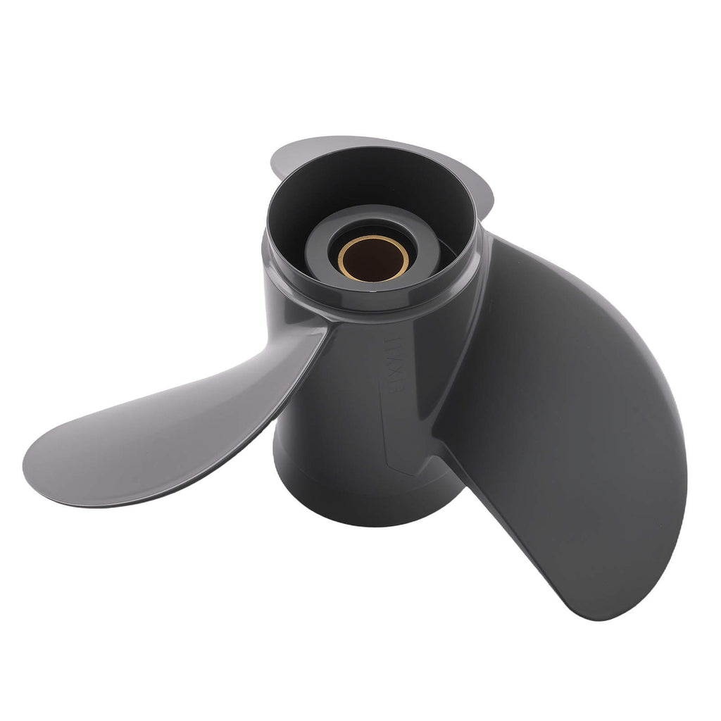 3-Blatt Alu Bootspropeller 11 1/4x13 kompatibel für Honda BF 35/40/45/50/60 58130-ZV5-000