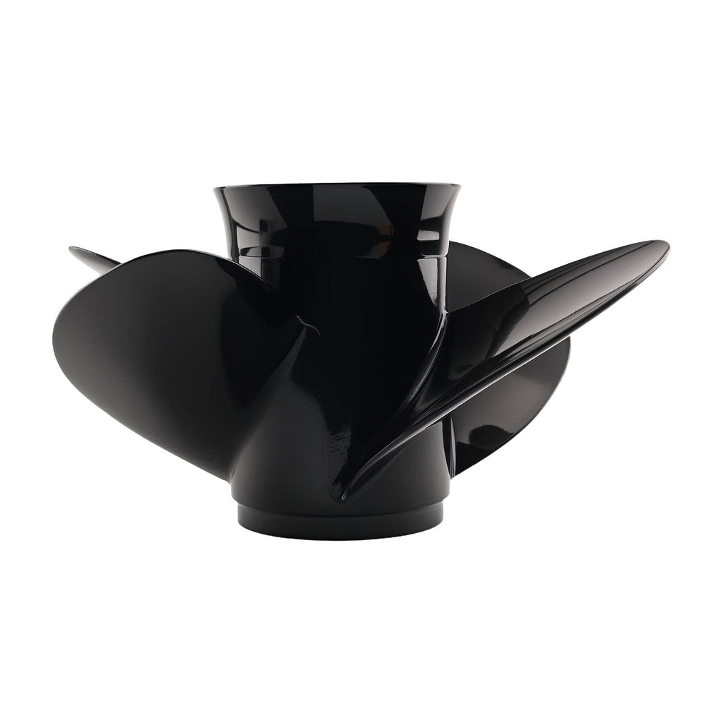 4-Blatt Aluminium Bootspropeller kompatibel für Mercury 135-300PS 14x21 Rechtsdrehend
