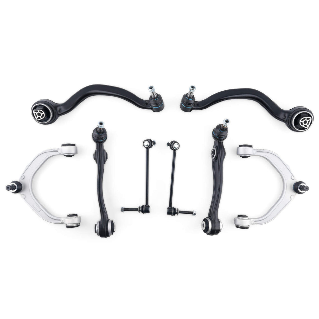 8 TEILIG QUERLENKER SATZ VORDERACHSE L+R kompatibel für BMW X5 F15 F85 X6 F16 F86 2014-2019