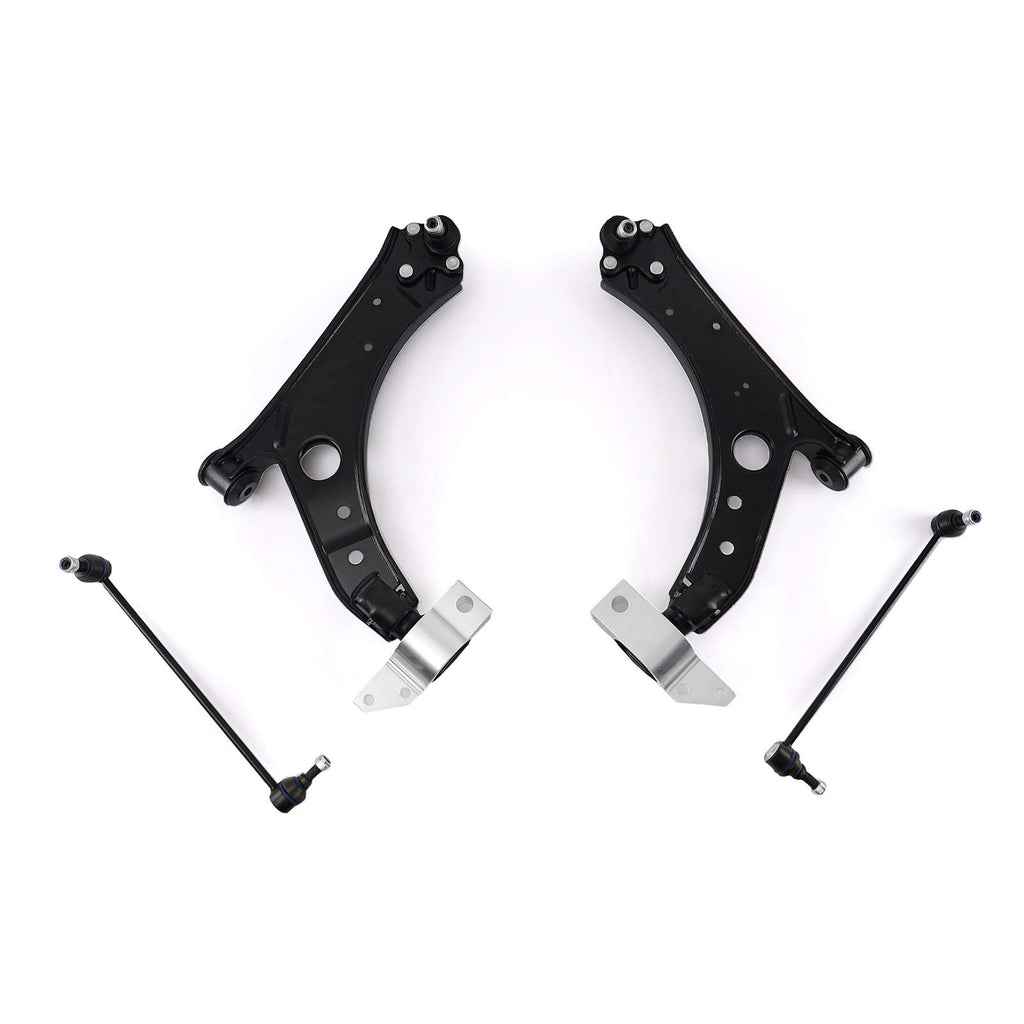 6 VORNE UNTEN QUERLENKER LINKS+RECHTS kompatibel für AUDI A3 8P kompatibel für VW CADDY kompatibel für GOLF 5 6 JETTA EOS
