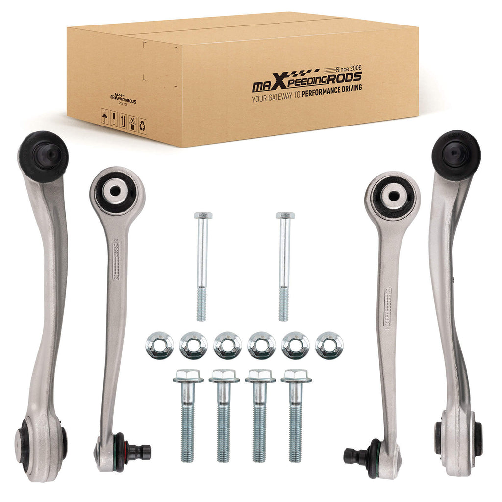4-TEILIGER QUERLENKER SATZ VORNE OBEN kompatibel für AUDI A4 B8 8K2 8K5 A5 8F7 8T3 LHRH