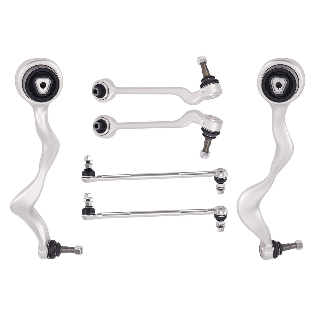 6X QUERLENKER SATZ + 2X STOSSDÄMPFER VORNE L+R kompatibel für BMW 323I 325I 328I330I 335I