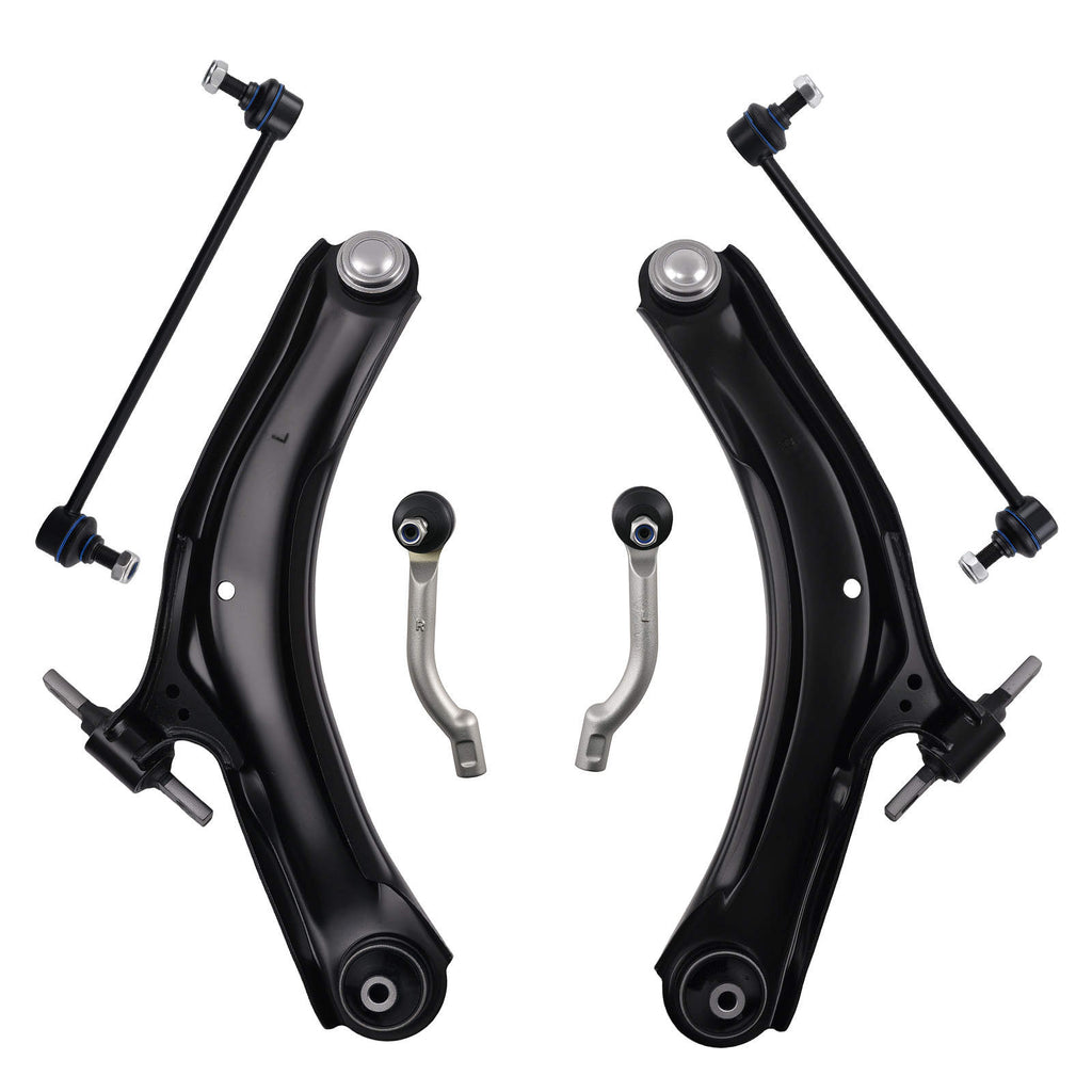 2 QUERLENKER 2 KOPPELSTANGE 2 SPURSTANGE VORDERACHSE FORNISSAN QASHQAI +2 J10