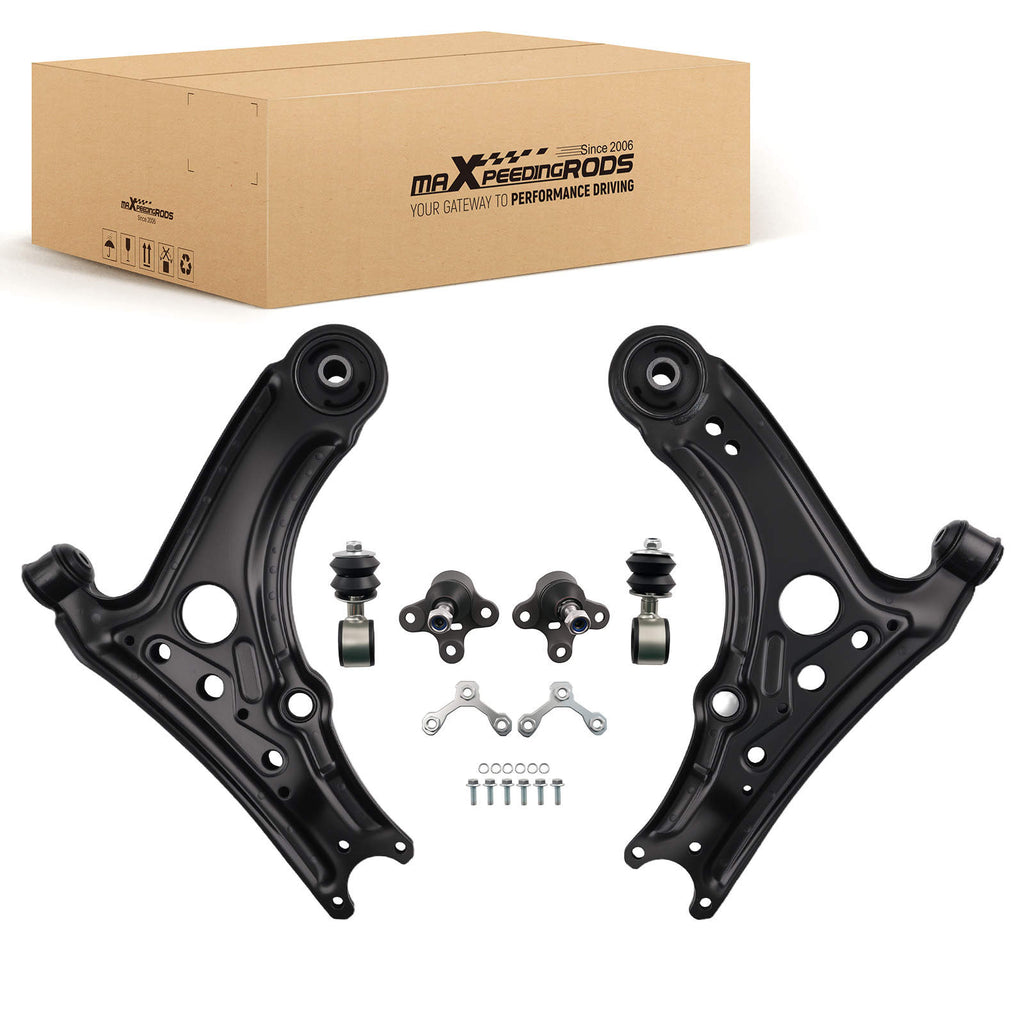 4PC QUERLENKER TRAGGELENK KOPPELSTANGE VORNE kompatibel für VW POLO 6N2 LUPO kompatibel für SEAT AROSA 6H1