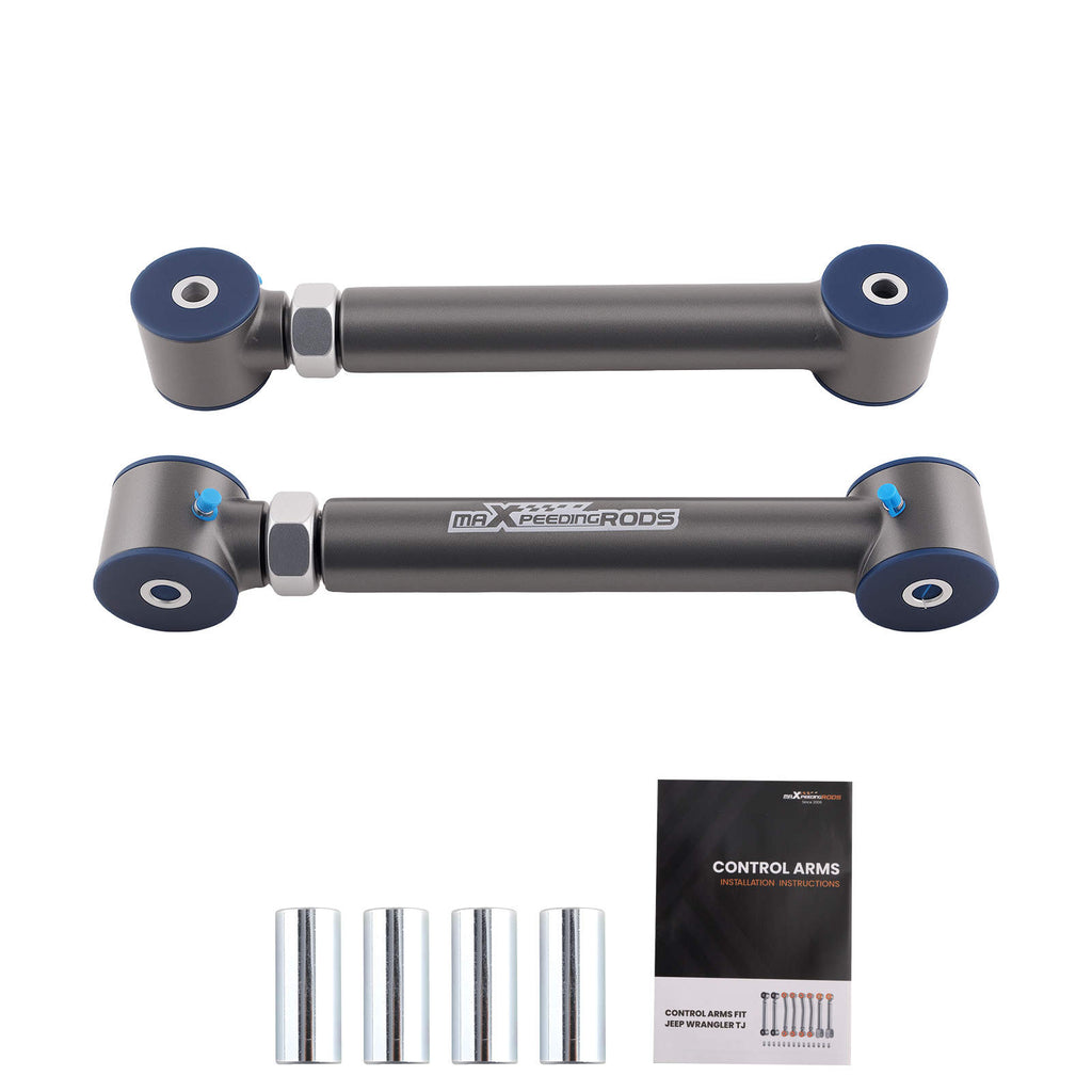 4 STÜCK VERSTELLBARE QUERLENKER HINTEN kompatibel für JEEP WRANGLER TJ GRAND CHEROKEE ZJ
