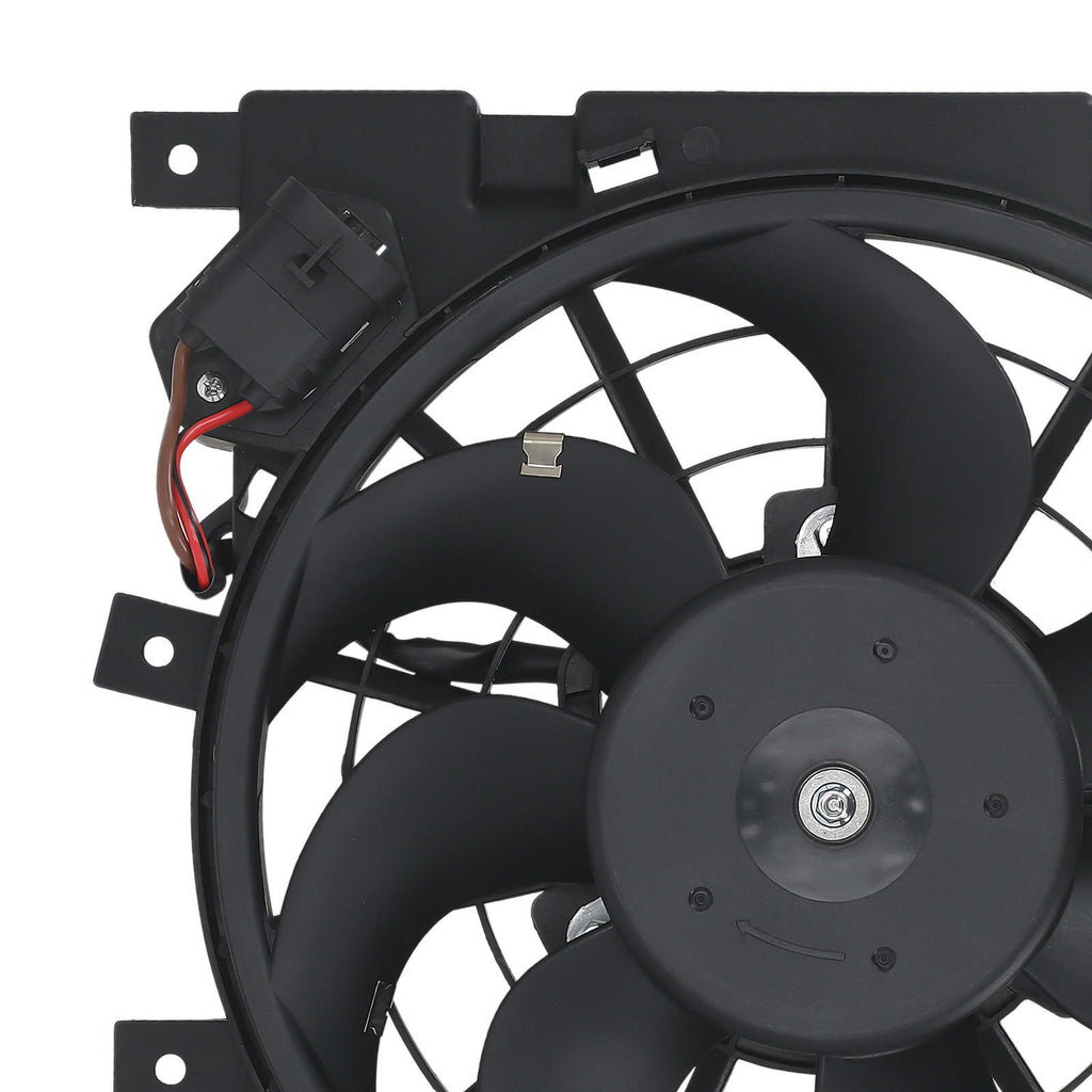 Kühlerlüfter 2 Pins kompatibel für OPEL Astra H Zafira B 1314555 13147279 240W 7 Blätter