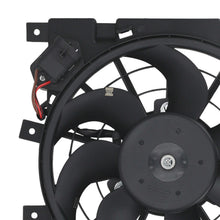 Laden Sie das Bild in den Galerie-Viewer, Kühlerlüfter 2 Pins kompatibel für OPEL Astra H Zafira B 1314555 13147279 240W 7 Blätter