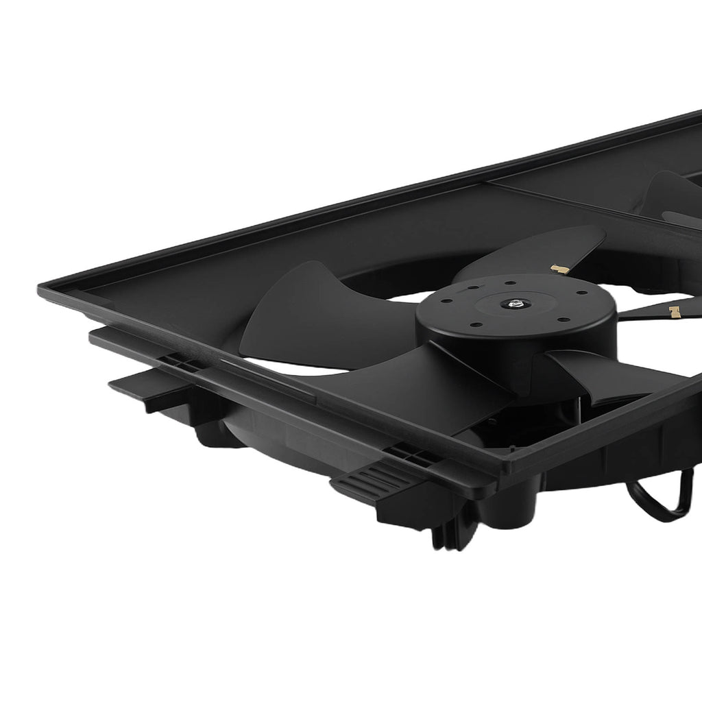 Kühlerlüfter 240W 2Pin kompatibel für Mitsubishi Lancer 2008-2016 1308CR Kunststoff