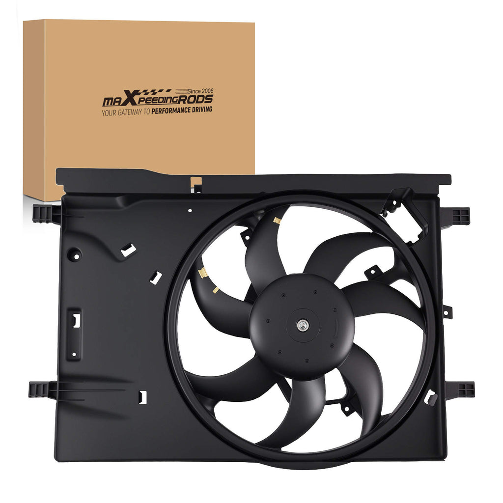 Kühlerlüfter 2 Pins 240W kompatibel für Fiat Punto 199 1.4L 2012-2024 1341395 7 Flügel