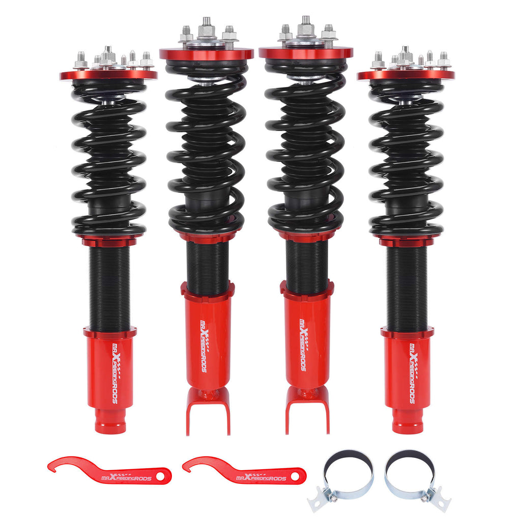 Gewindefahrwerk Kit Rot kompatibel für Honda Accord VIII CP2 CP3 CS1 CS2 2008-2012 25-75mm