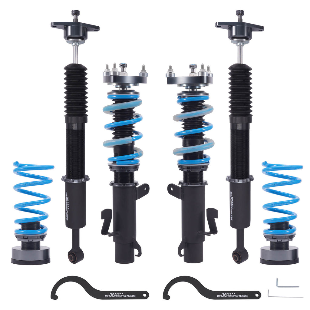 Gewindefahrwerk Fahrwerk Set kompatibel für Volvo V50 S40 C30 kompatibel für FWD 04-13 25-75mm Absenkung