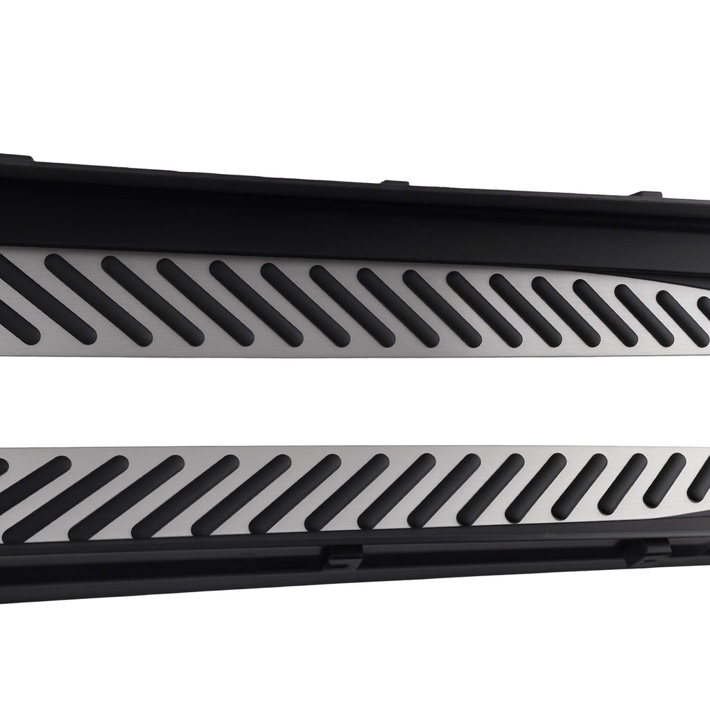 Alu Seitentrittbretter kompatibel für BMW X3 G01 2017-2023 Links Rechts Schwarz 2x