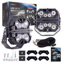 Laden Sie das Bild in den Galerie-Viewer, 7 Zoll LED Zusatzscheinwerfer For Universal Offroad SUV 4x4 332W RGB DRL IP68