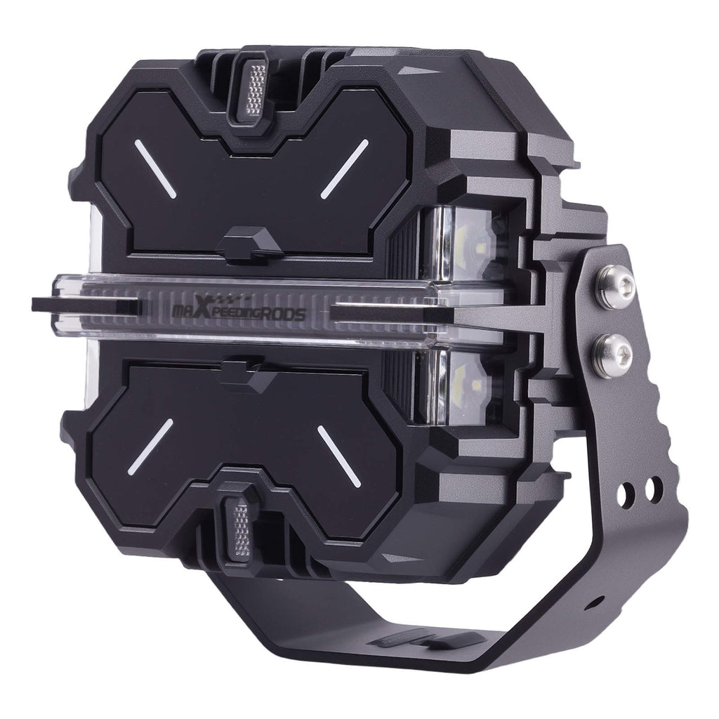 7 Zoll LED Zusatzscheinwerfer For Universal Offroad SUV 4x4 332W RGB DRL IP68