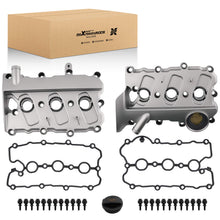Laden Sie das Bild in den Galerie-Viewer, 2x Motorventildeckel kompatibel für Audi A4 Quattro 3.2L V6 06E103471G 06E103472J Set