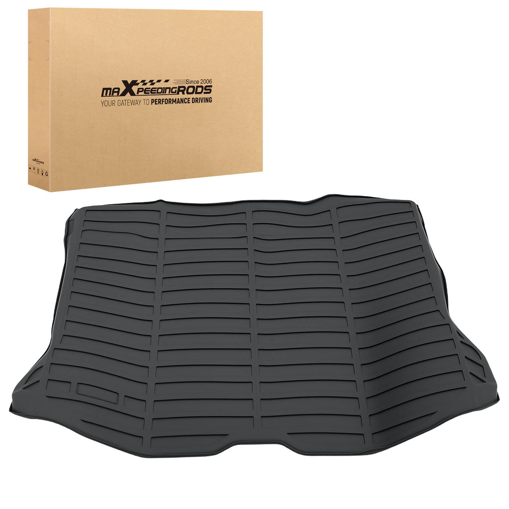 Allwetter Kofferraumauskleidung kompatibel für Volvo XC60 2008-2017 TPE Schwarz