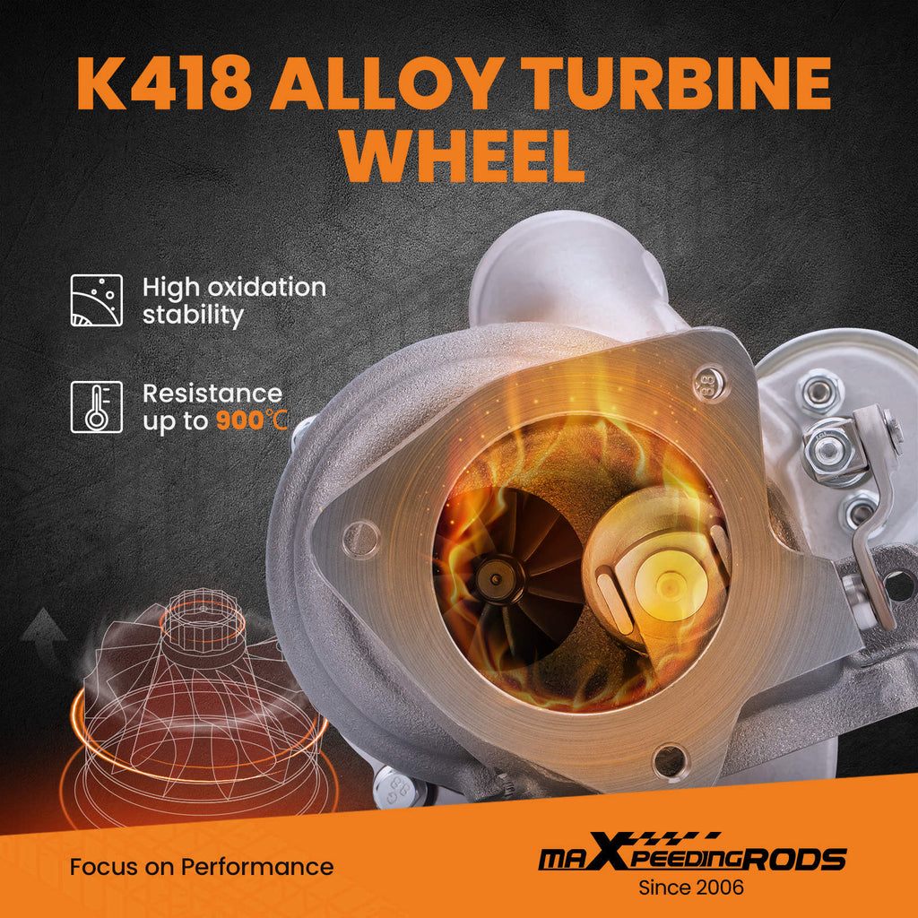 Turbo Turbocharger kompatibel für Mini Cooper/Clubman S R56 R57 R58 2007-2016 53039880118