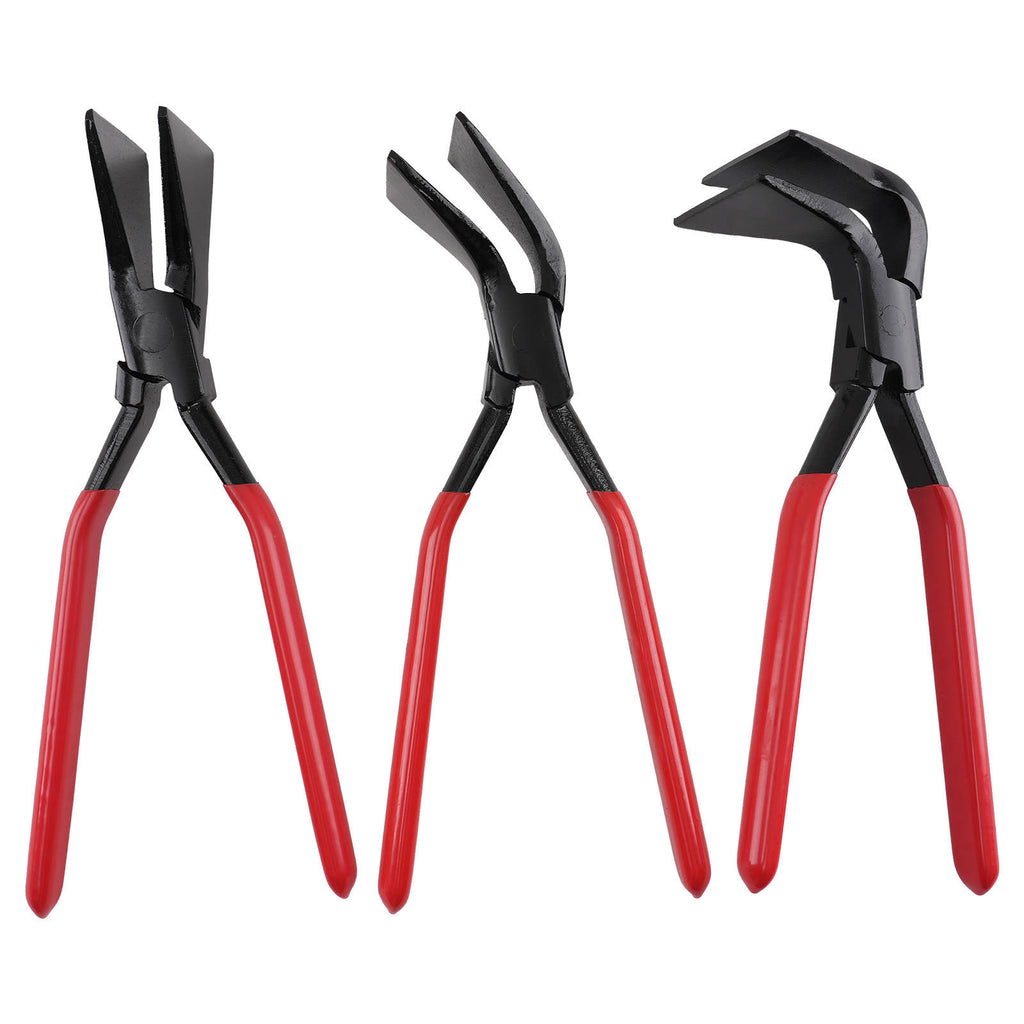 3-teilig Biegezange Set Stahl 0° 45° 90° for Metallblech Kanten 28cm Tool