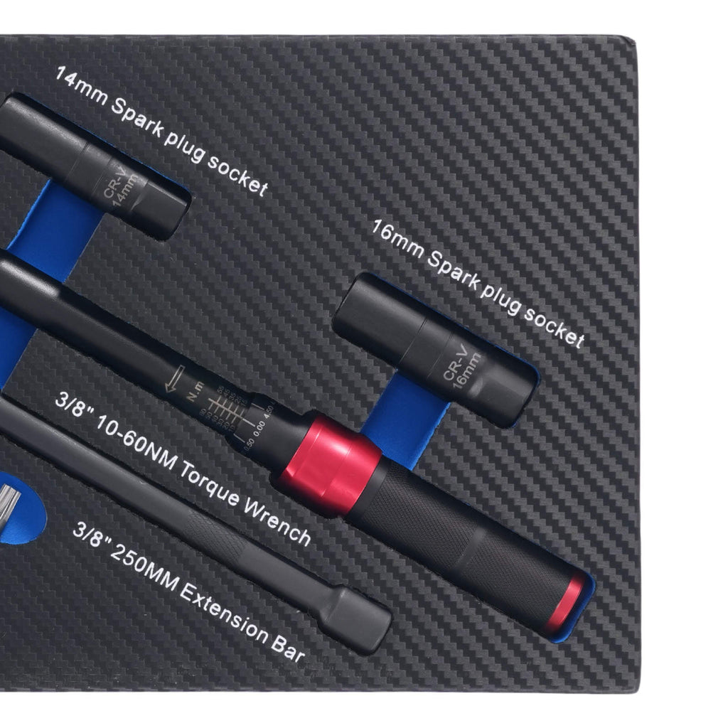 Drehmomentschlüssel 3/8 Zoll 10-60Nm einstellbar Bits T20 T30 T40 Verlängerung