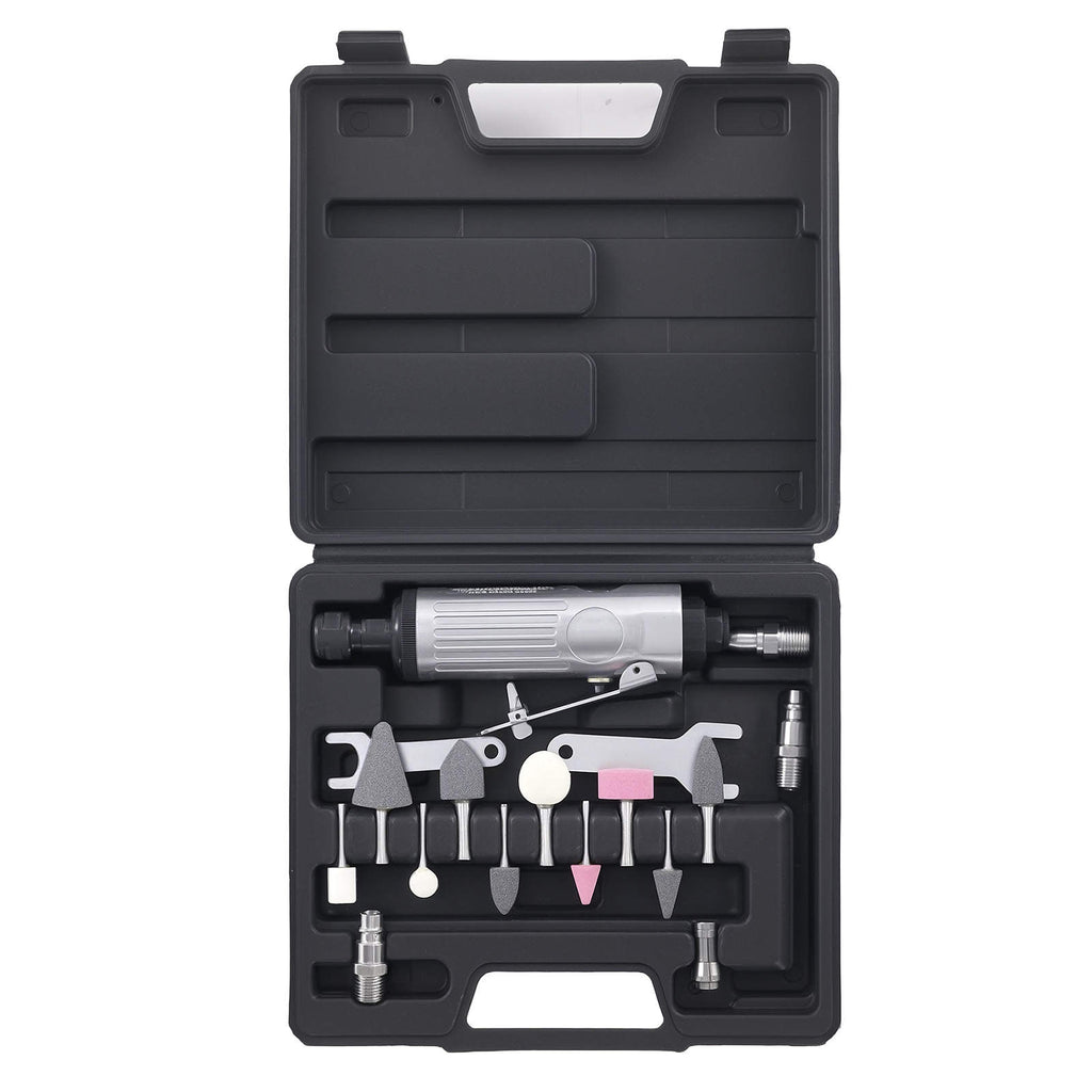 Druckluft Luftschleifer Kompakt 1/4 Stabschleifer 25000 U/min Komplett Set
