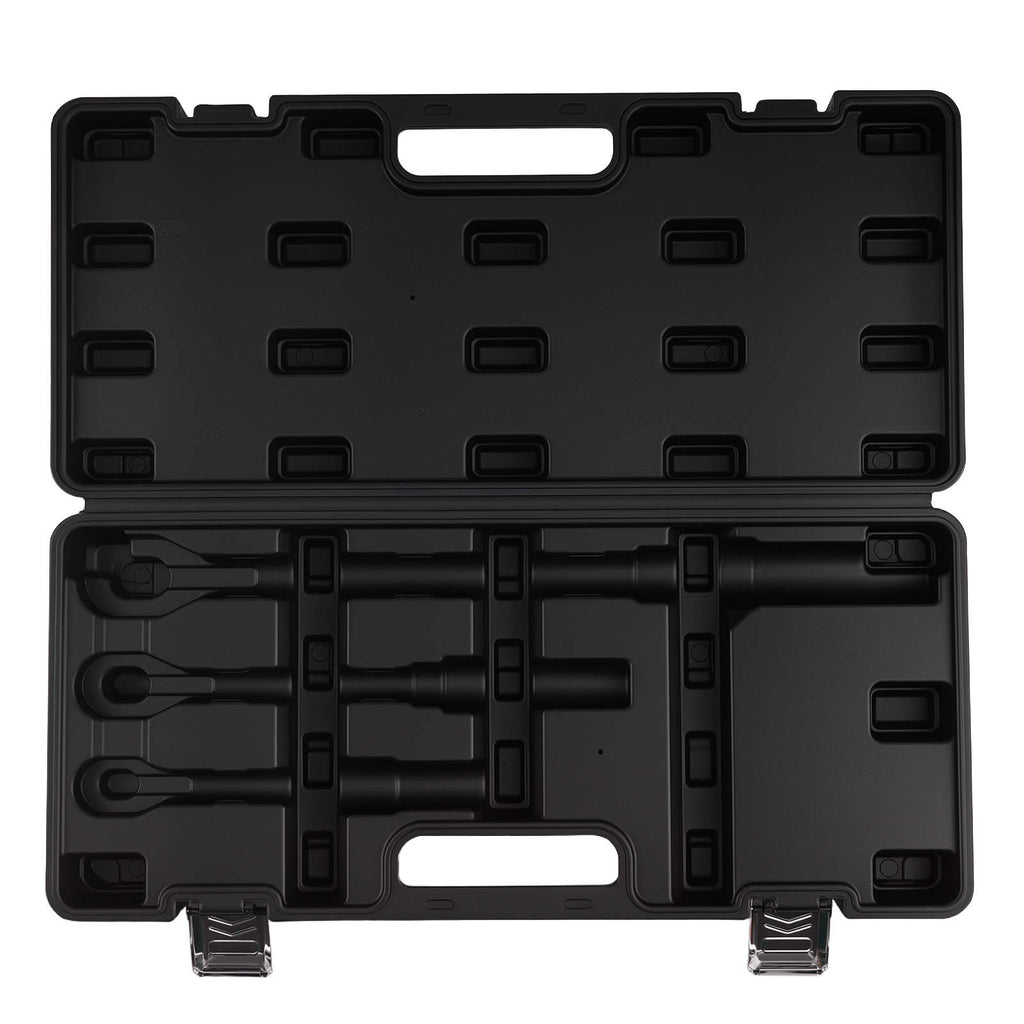 3-teiliges Drehmomentschlüssel 5-25 10-60 40-220Nm Aluminium Ratsche Koffer