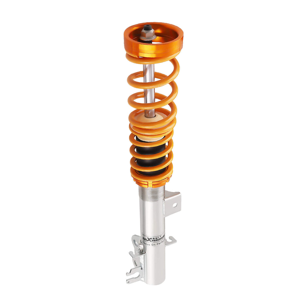 4x Gewindefahrwerk+2xDomlager vorne kompatibel für Fiat Grande Punto 199 2005-2012