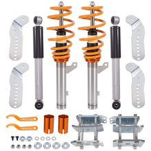 Laden Sie das Bild in den Galerie-Viewer, Coilover Dämpfer kompatibel für VW Caddy MK3 MK4 kompatibel für FWD 2004-2020 Tieferlegung 0-25mm