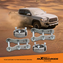 Laden Sie das Bild in den Galerie-Viewer, Lift Kit kompatibel für Toyota Hilux 4WD 2005-2014 / 3 Front Spacer + 2 Rear Shackles