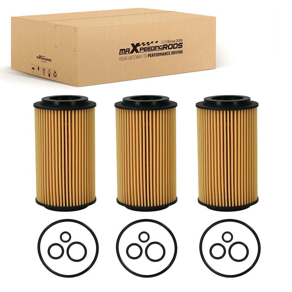 3PCS Ölfilter kompatibel für Mercedes C E S Klasse 2002-2014 00018026090001803109