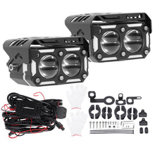 Laden Sie das Bild in den Galerie-Viewer, 80W LED Arbeitslicht Set for Motorrad UTV ATV SUV 12V IP67 mit Halterung 2 Stück
