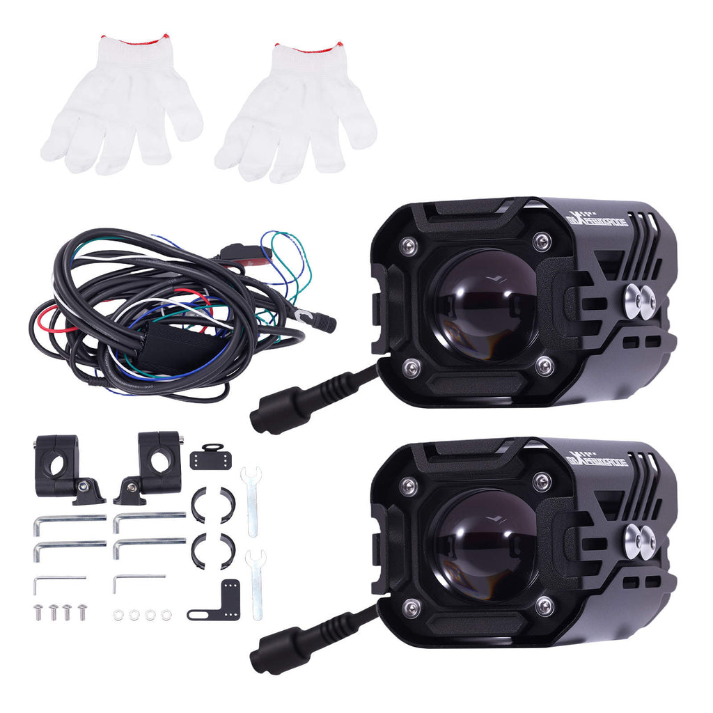 80W LED Arbeitslicht for Motorrad ATV UTV Offroad SUV 3000K 6000K Aluminium 12V