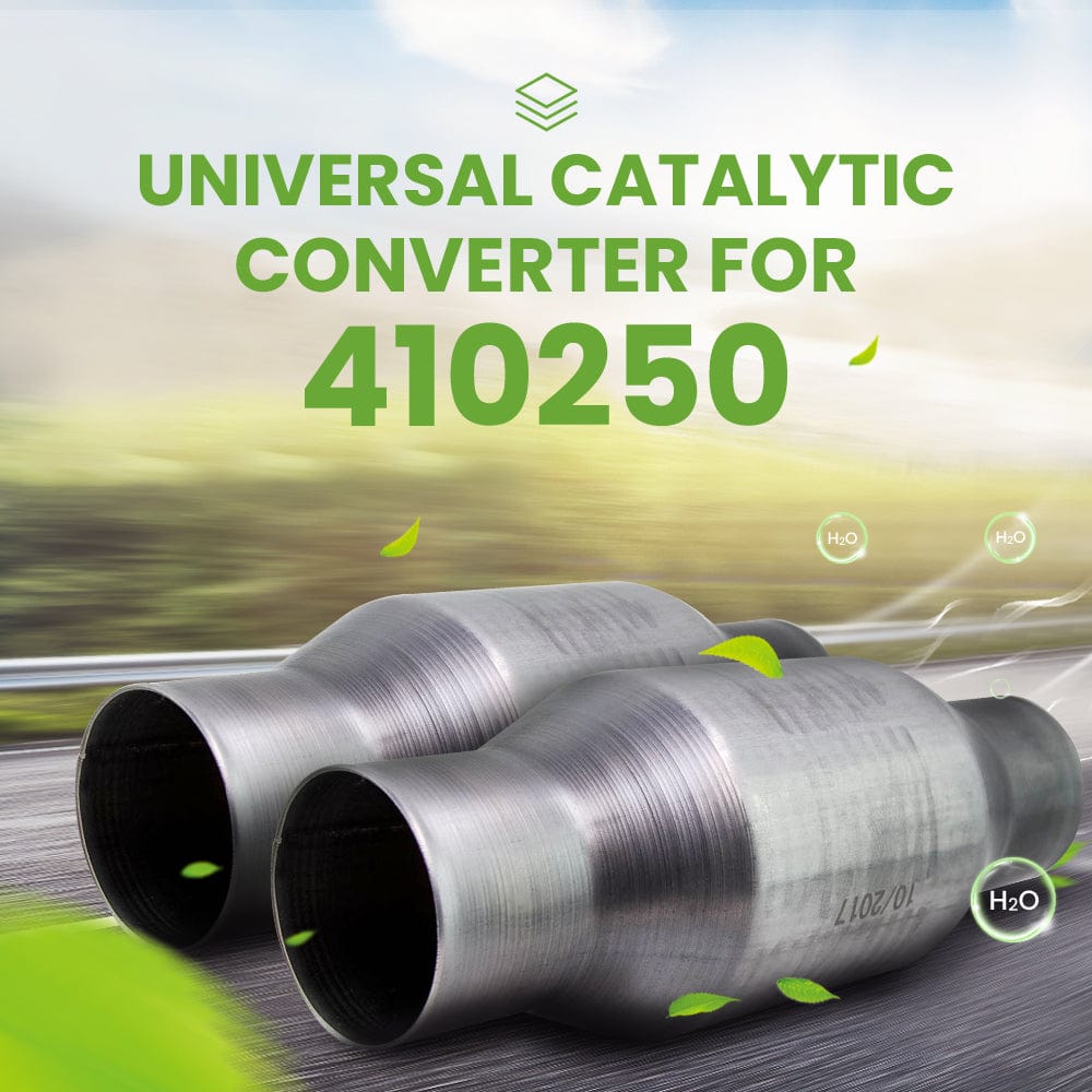 Andere 2x KATALYSATOR Catalytic Converter 410250 Universal 2.5 inch T409 Edelstahl
